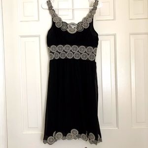 NWOT Patricia Timm/St. Tropez Embroidered Sundress
